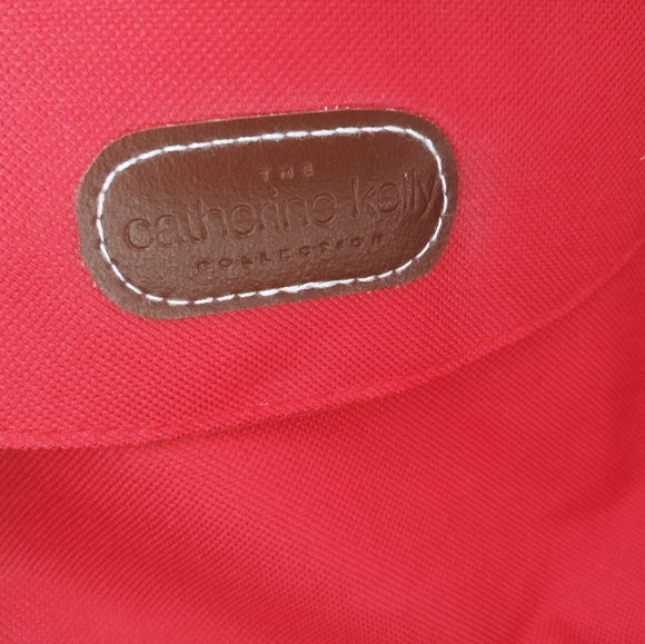 Catherine Kelley hand bags lot of three different sizes travel red - Picture 8 of 15